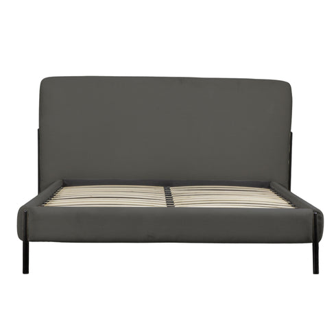 PaulaHome - Lancashire Bed Dark Grey Cotton